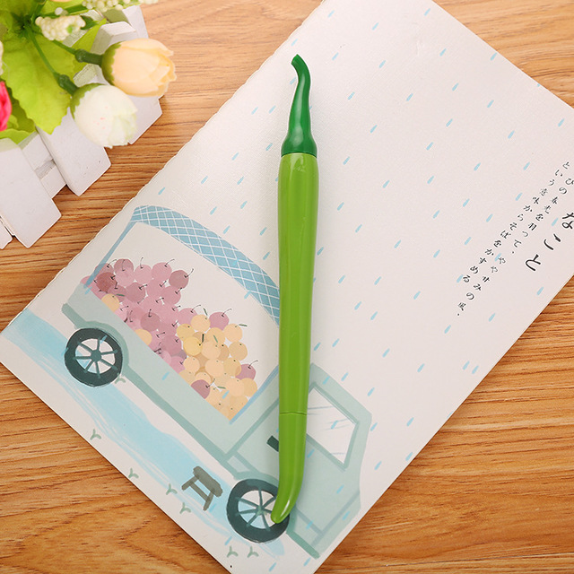 Set 3 bút bi hình trái ớt cute