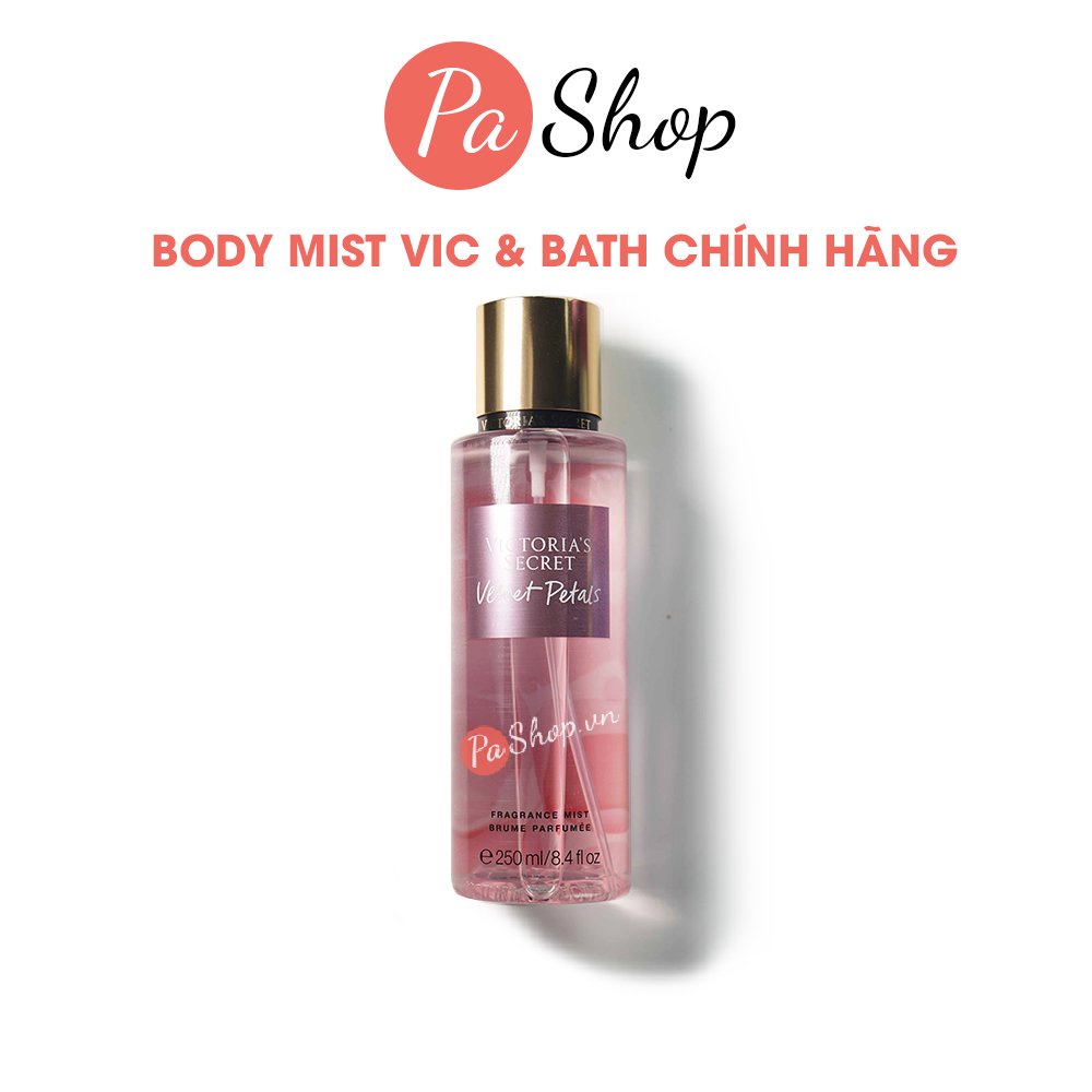 Body mist Velvet Petals xịt thơm toàn thân