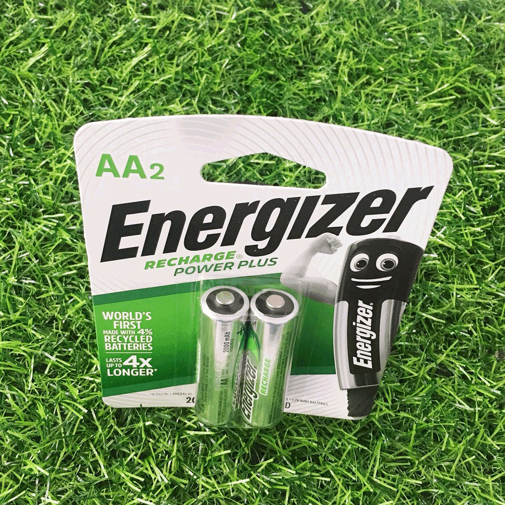 Combo 2 vỉ Pin sạc AA  Energizer 2000mah (pin sạc tiểu )