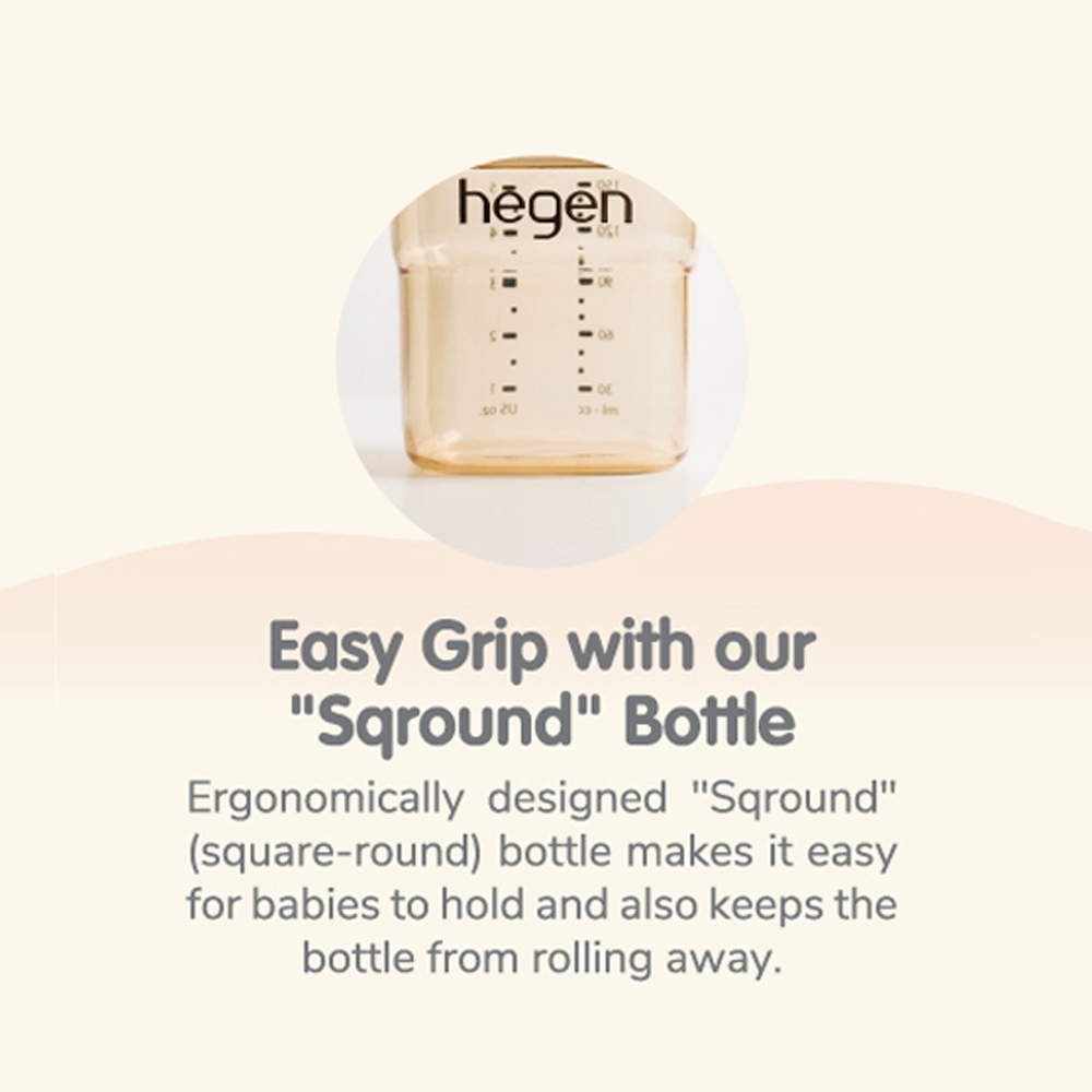 Bình sữa cao cấp Hegen Feeding Bottle PPSU 150ml - 240ml - 330ml [Cam kết chính hãng]