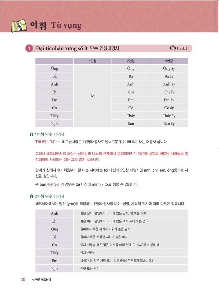 GT dạy tiếng Việt cho người Hàn 바른 베트남어 1 - full màu
