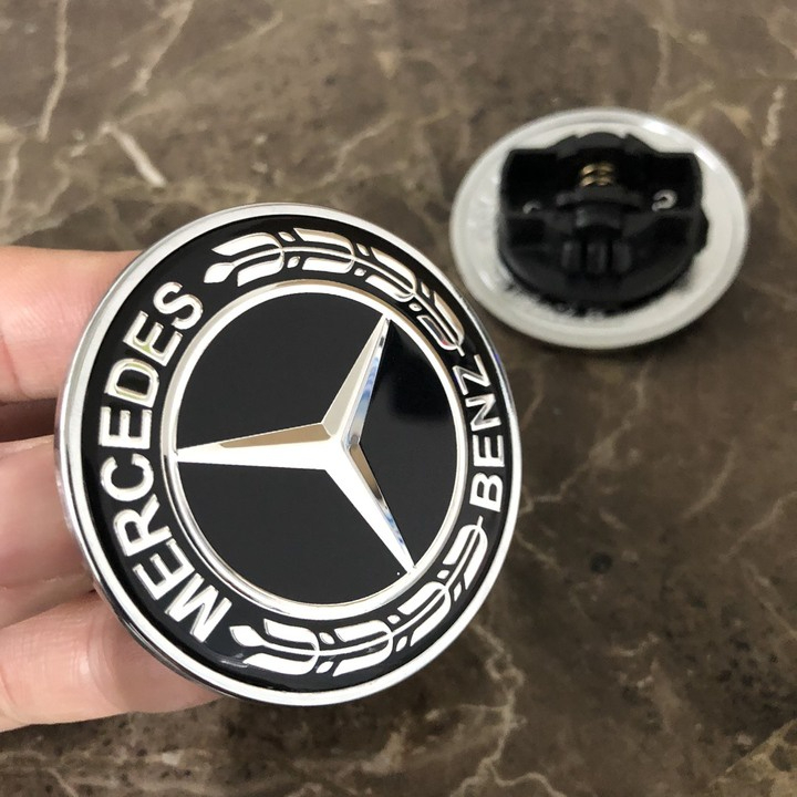Logo Dán Trang Trí Đầu Xe Mui Xe Mercedes Benz