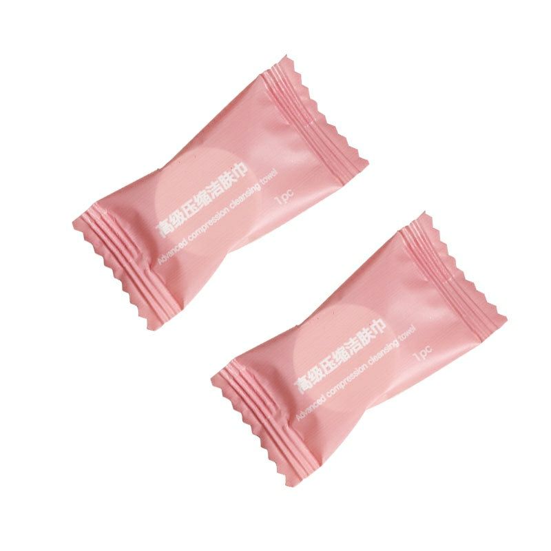St 03 viên khăn nén cotton dạng viên kẹo dùng 1 lần