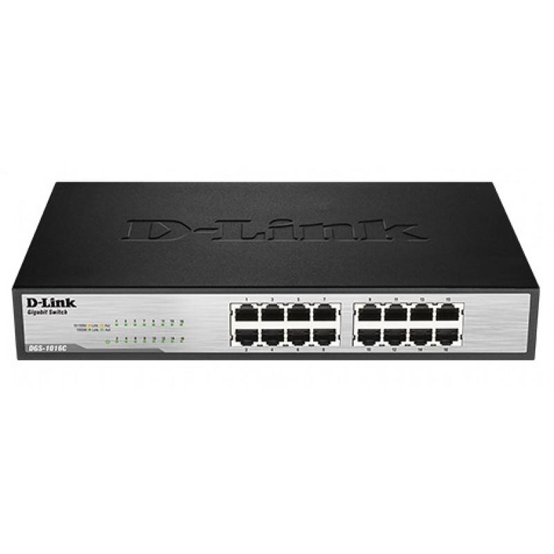 Switch Dlink 16P DGS-1016C 10/100/1000