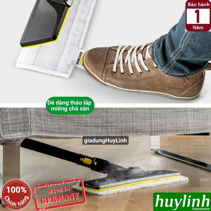 [Trả góp 0%]Máy vệ sinh bằng hơi nước Karcher SC2 Easyfix -  Made in Đức