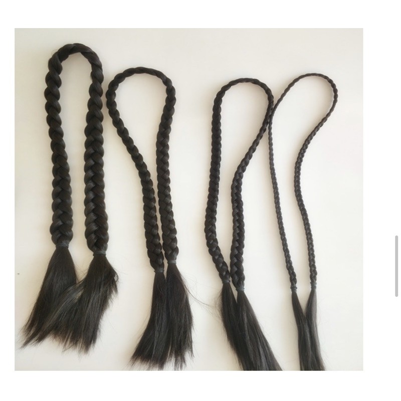 Tóc giả dây tết rít dài 1m1 ❤️FREESHIP❤️ dày 5cm