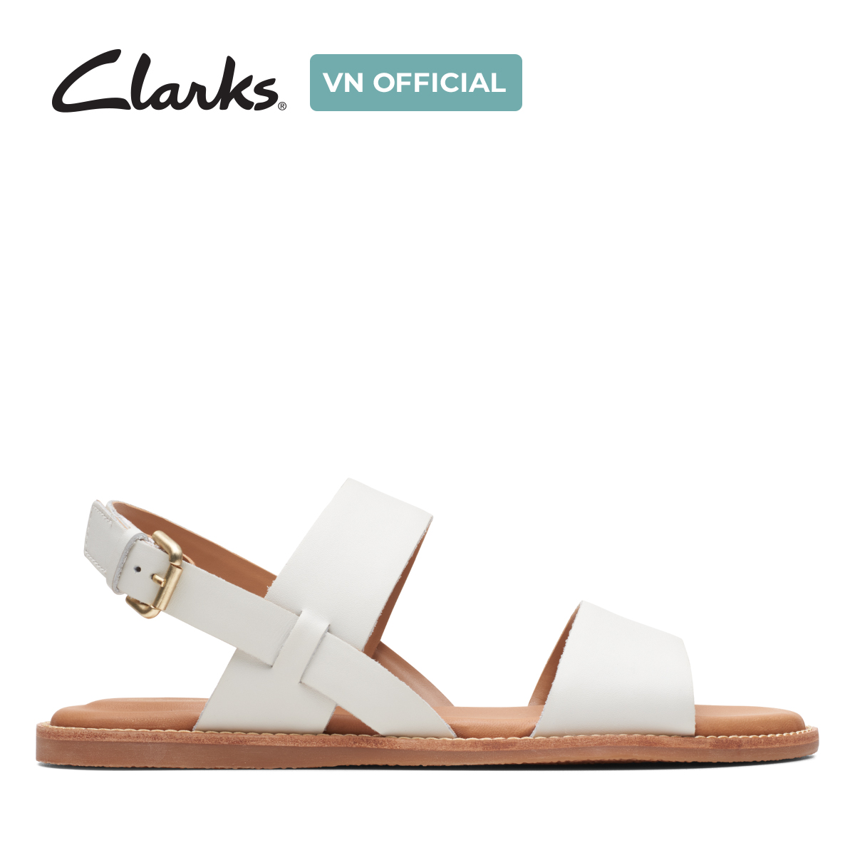 Giày Sandal Da Nữ Clarks - Karsea Strap