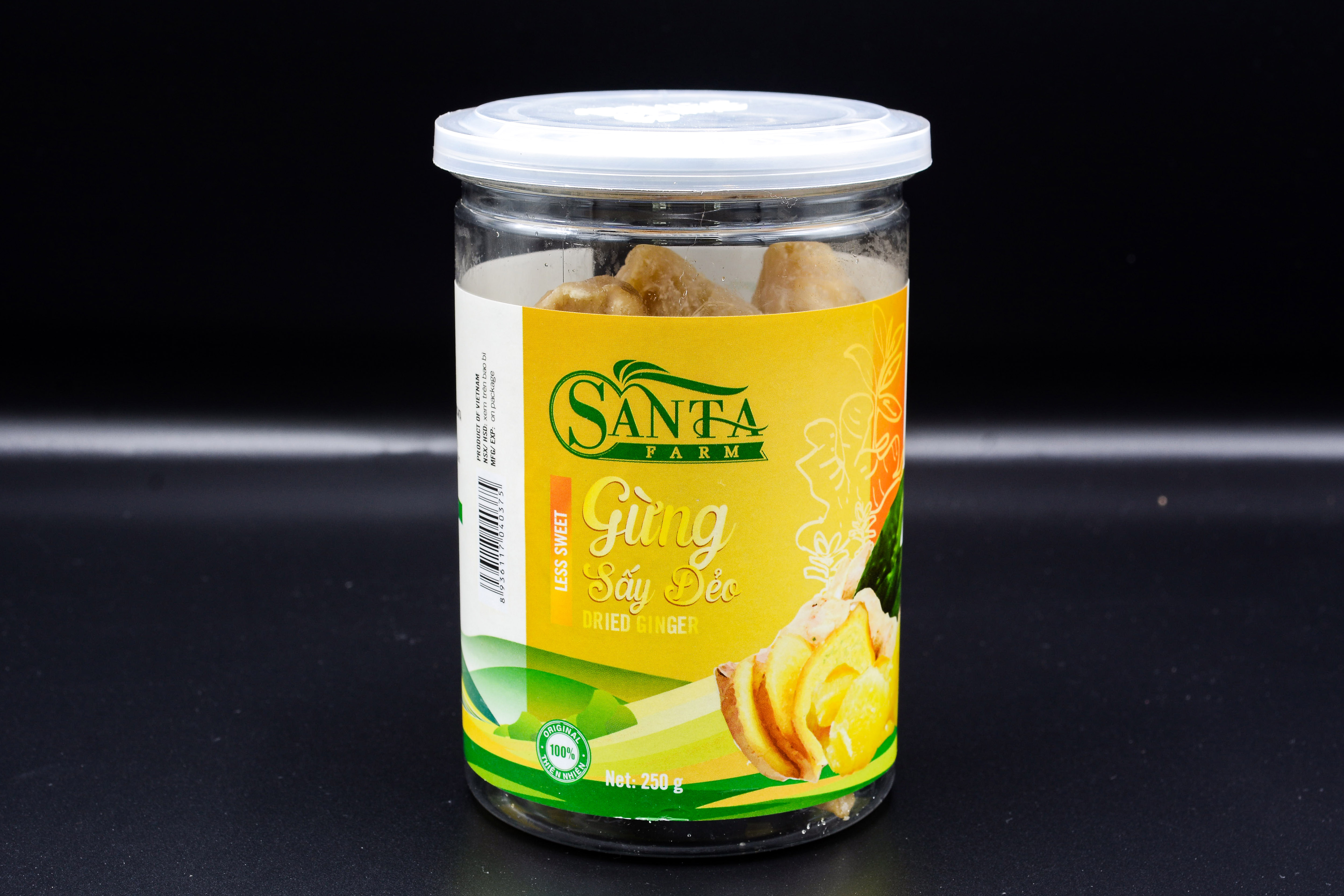 GỪNG SẤY DẺO Mefruits - Hộp 250g