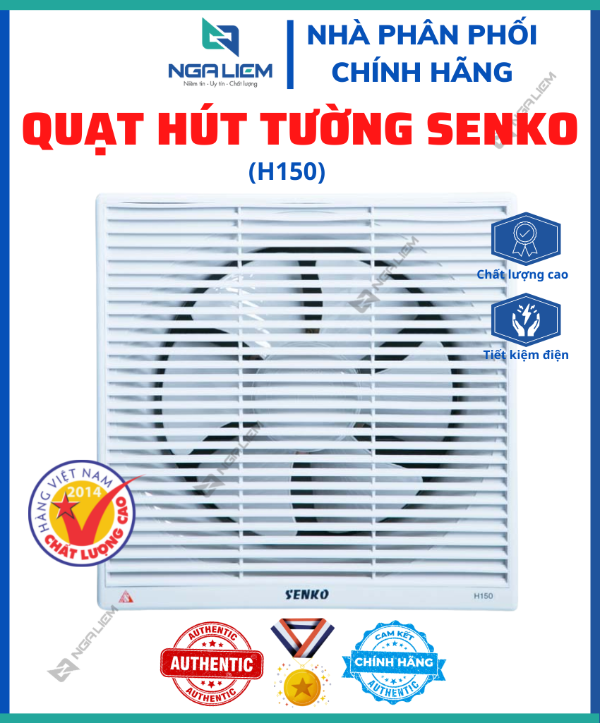 Quạt Hút Tường Thông Gió Senko
