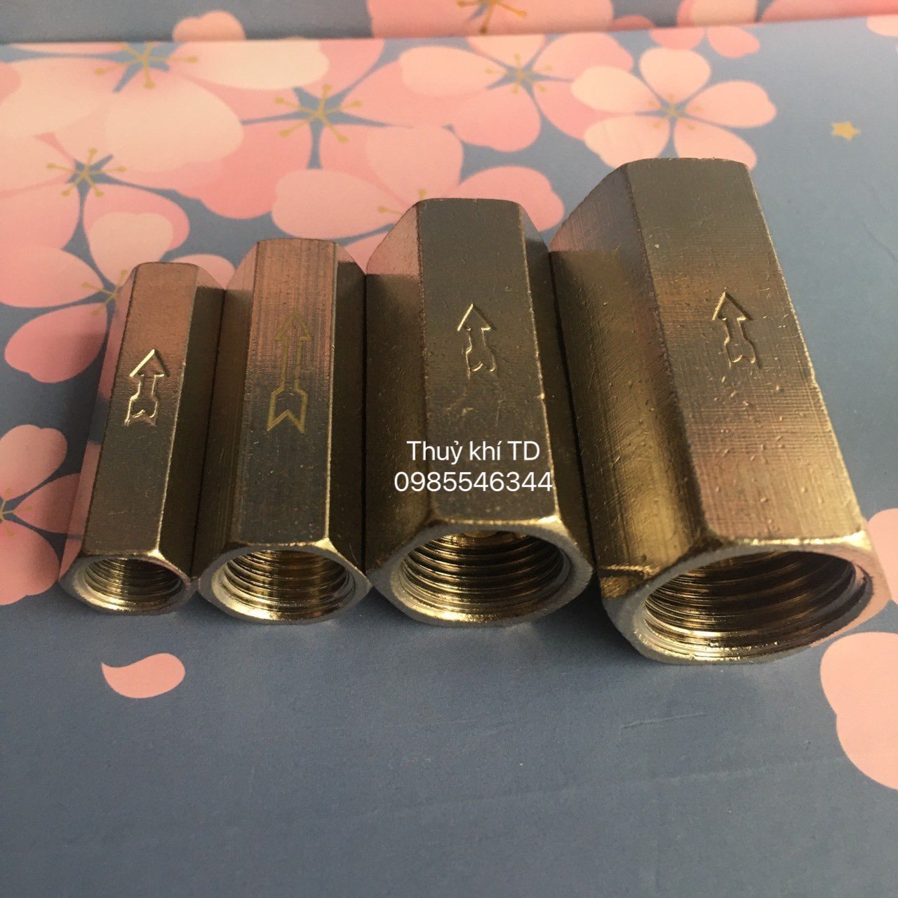 Van 1 Chiều khí nén CV-01/CV-02 (Ren 10mm/Ren 13mm)