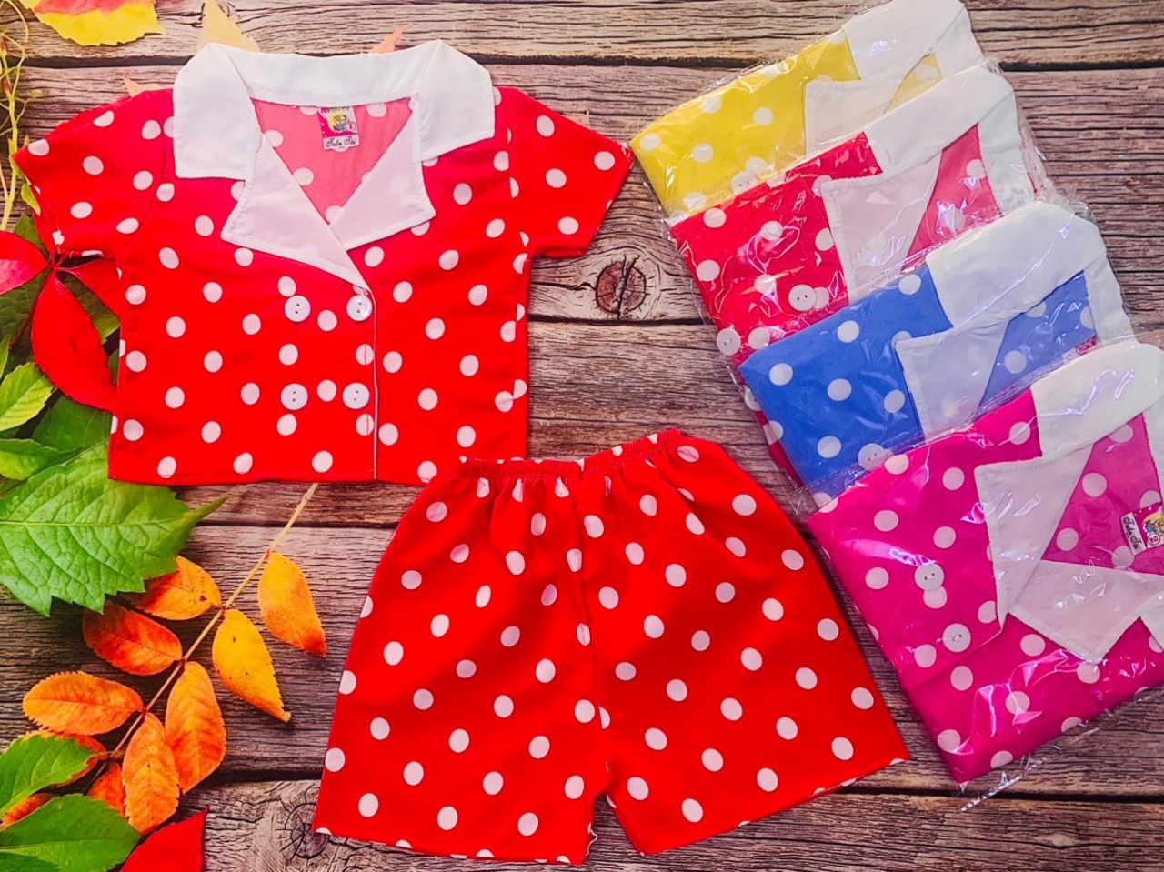 Bộ Lụa Bé Gái (6-18kg) (giao màu ngẫu nhiên)