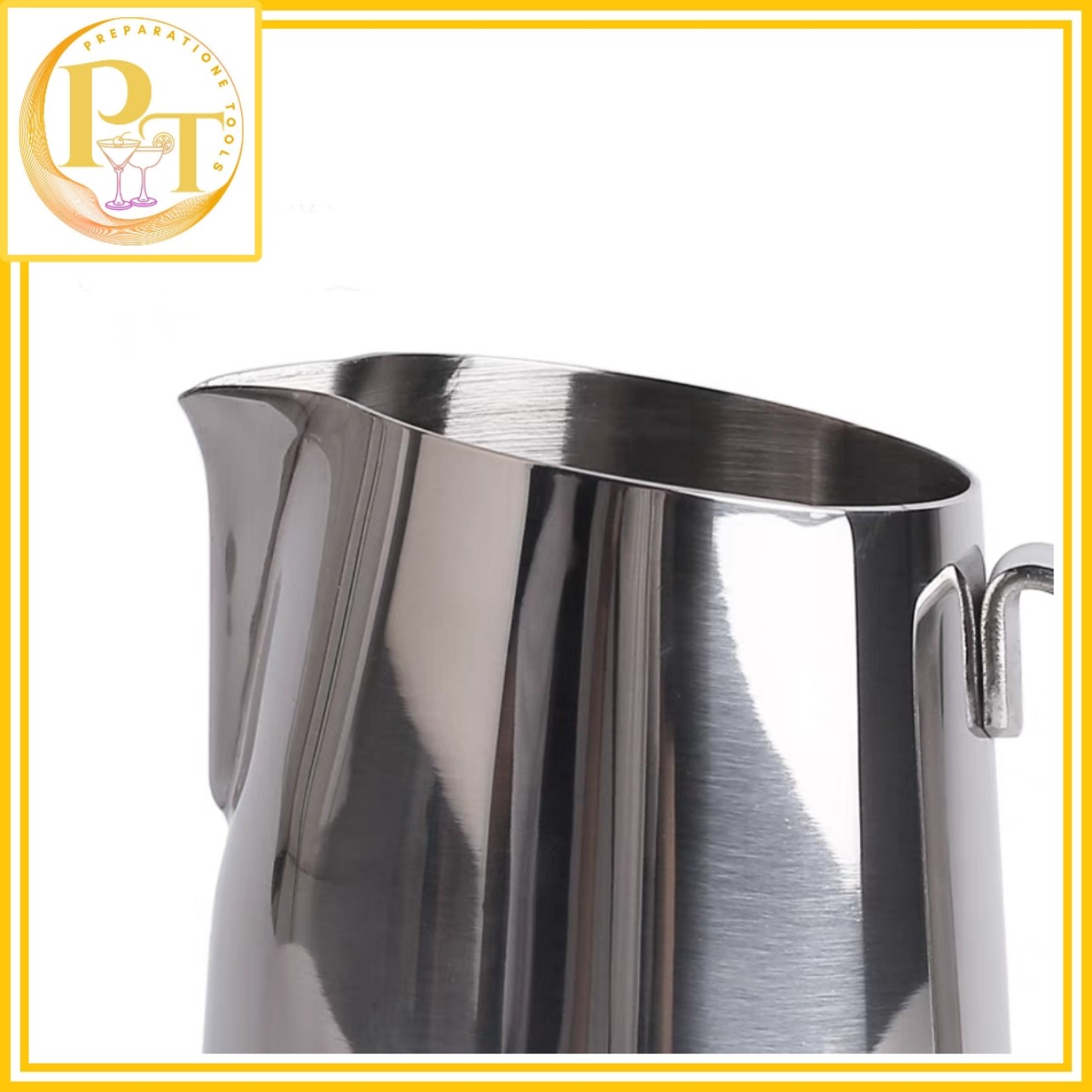 Ca đong đánh sữa inox có vạch chia định lượng