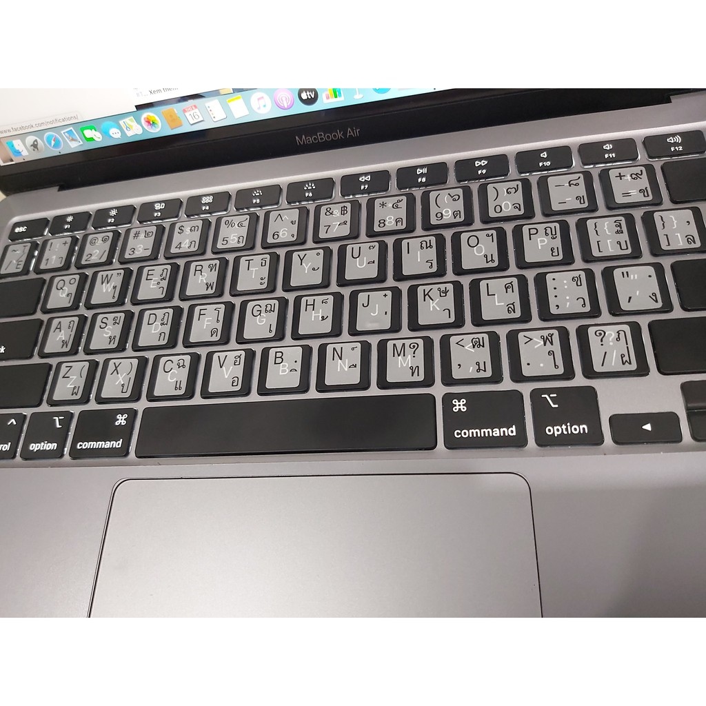 ۞ Sticker dán bàn phím tiếng Thái