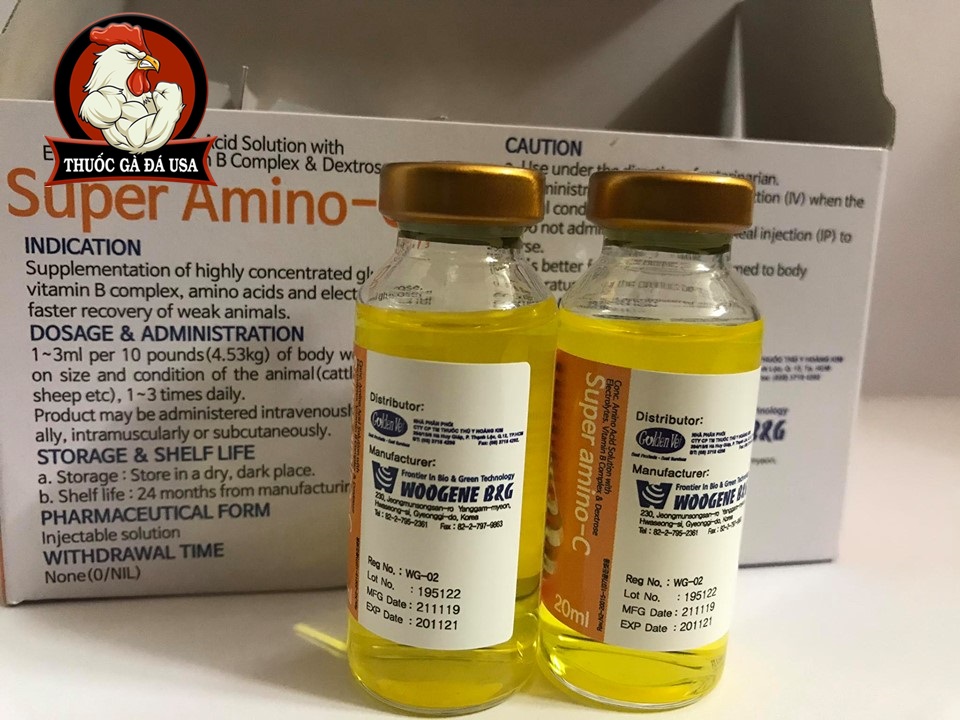 Combo 2 Chai SUPERAMINO-C Cho Gà - 2 Chai x 20ml