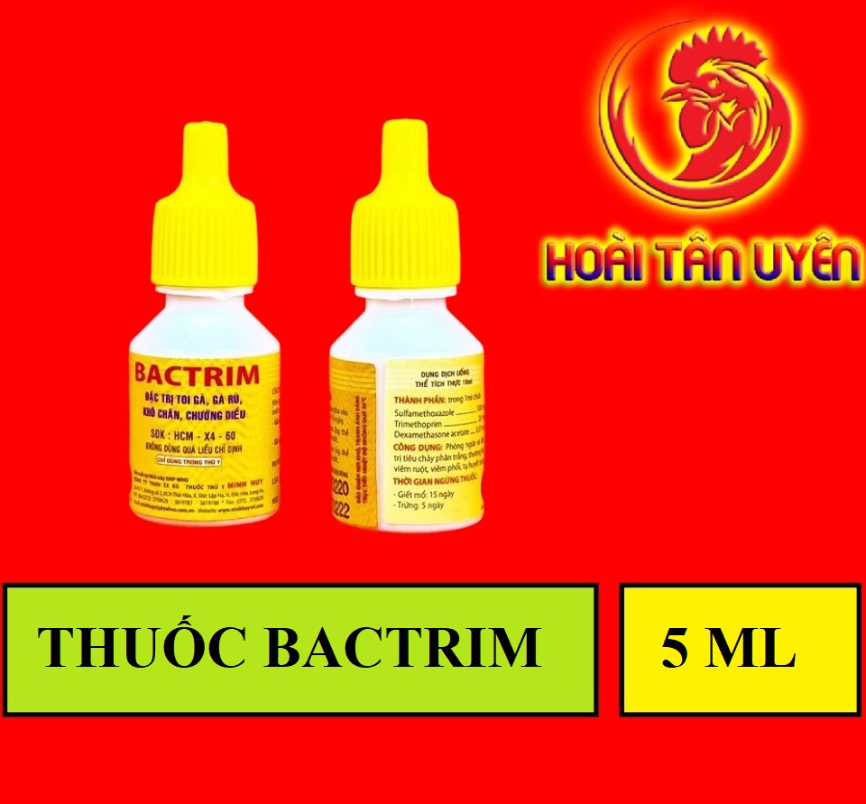BACTRIM gà rù, gà toi 1 LỌ 5ML