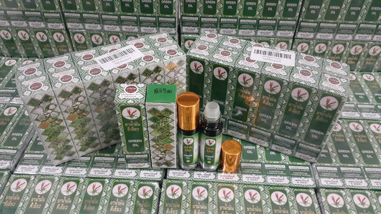 [ Lốc 12 Chai ] Dầu Lăn Thảo Dược 26 Vị Thái Lan (C/8ml)