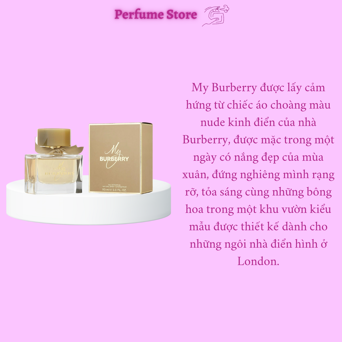 [Chính Hãng] Mẫu nước hoa nữ My Burberry EDP 10ml
