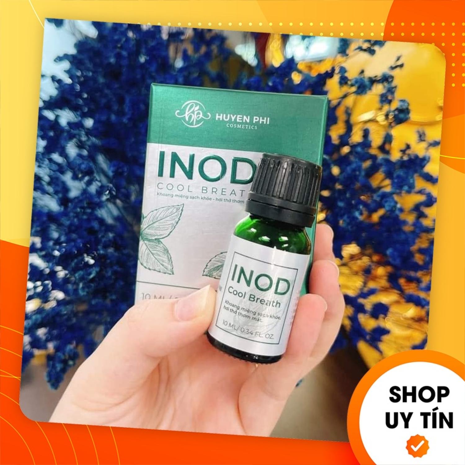 Serum Giảm Hôi Miệng Inod Cool Breath Huyền Phi - Tinh Dầu Răng Miệng Huyền Phi