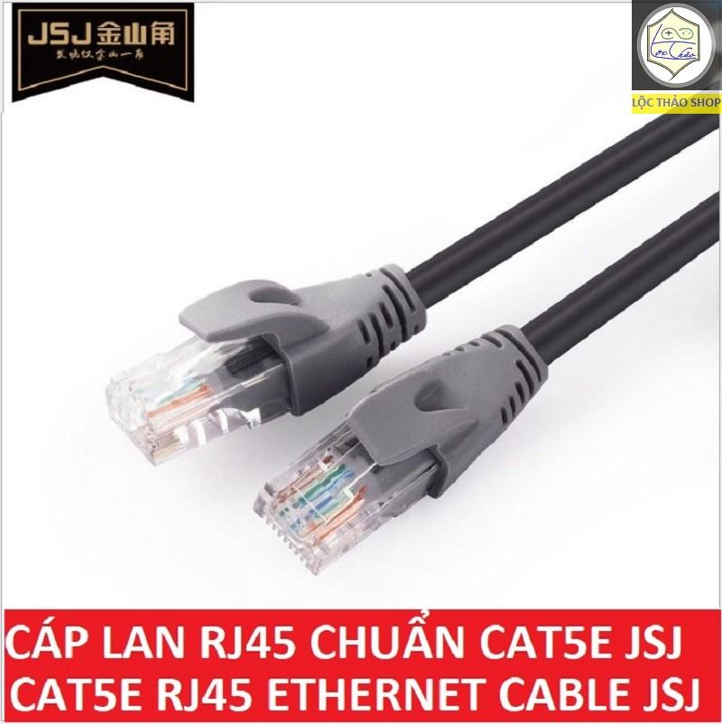 [HCM]Cáp mạng LAN Cat5E dài 2M bấm sẵn chống nhiễu JSJ