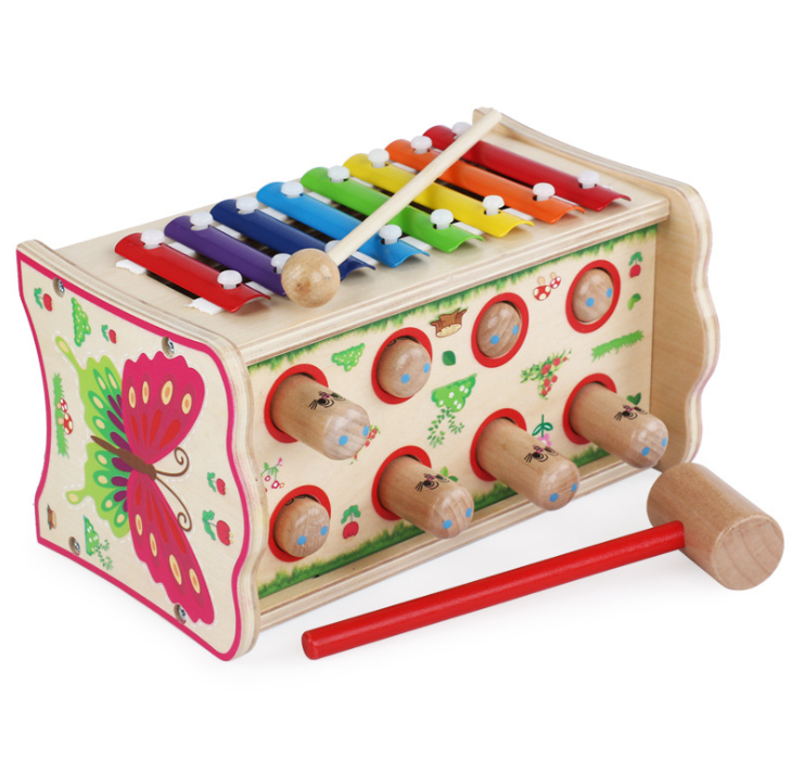 Đồ chơi Đập Chuột 8 Con Kèm Đàn 8 Thanh Xylophone