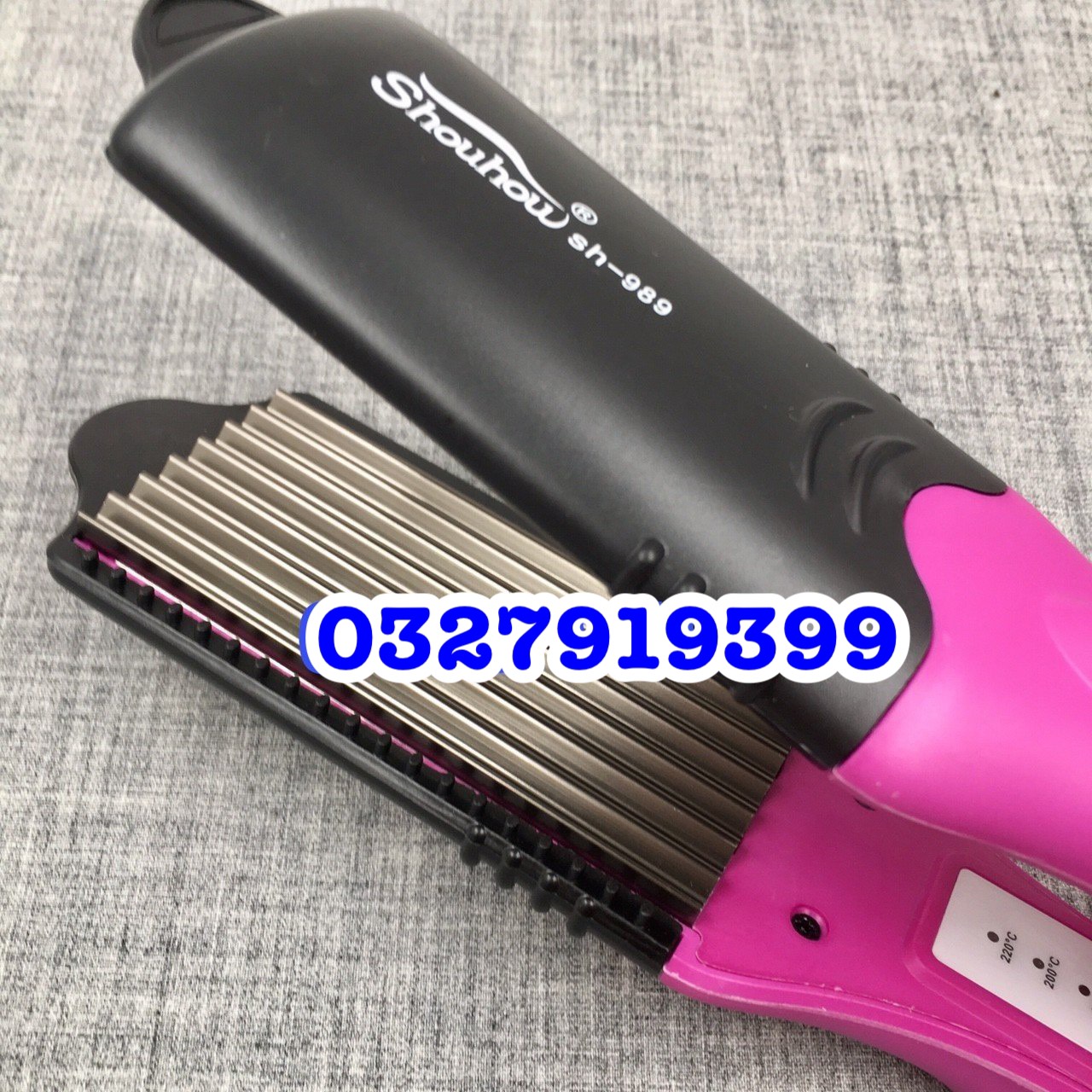 Hair Straightener Replaces High-End Model Hq 989 - Specialized Clip Blade, Temperature 140-220 ° C, Capacity 50-100W, Safe to Use, Purple, Black, Red