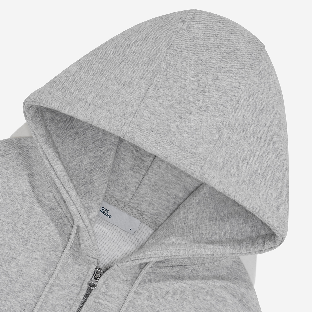 Áo Hoodie Owlbrand Fullzip/ Xám