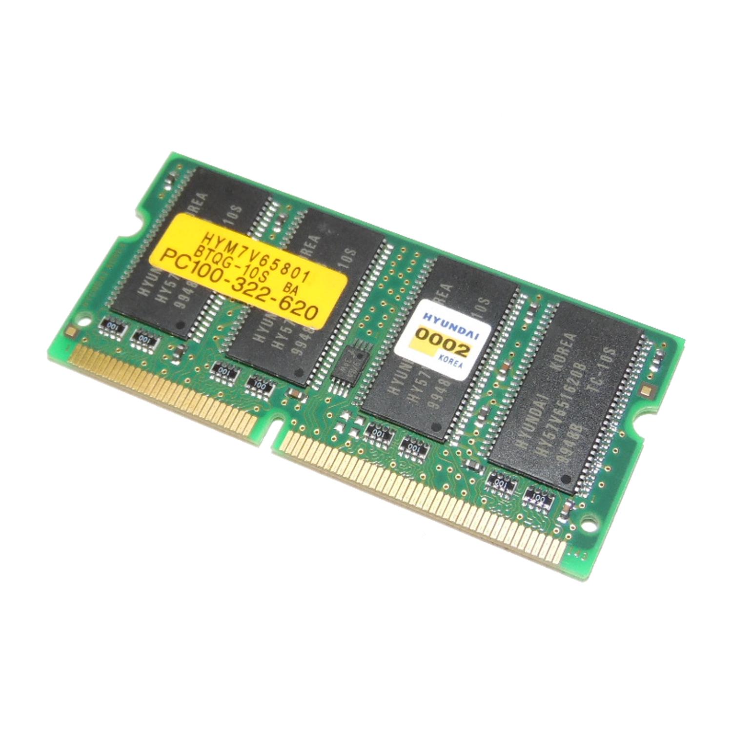 Ram SDRam Laptop 64Mb PC 100 PC 1333