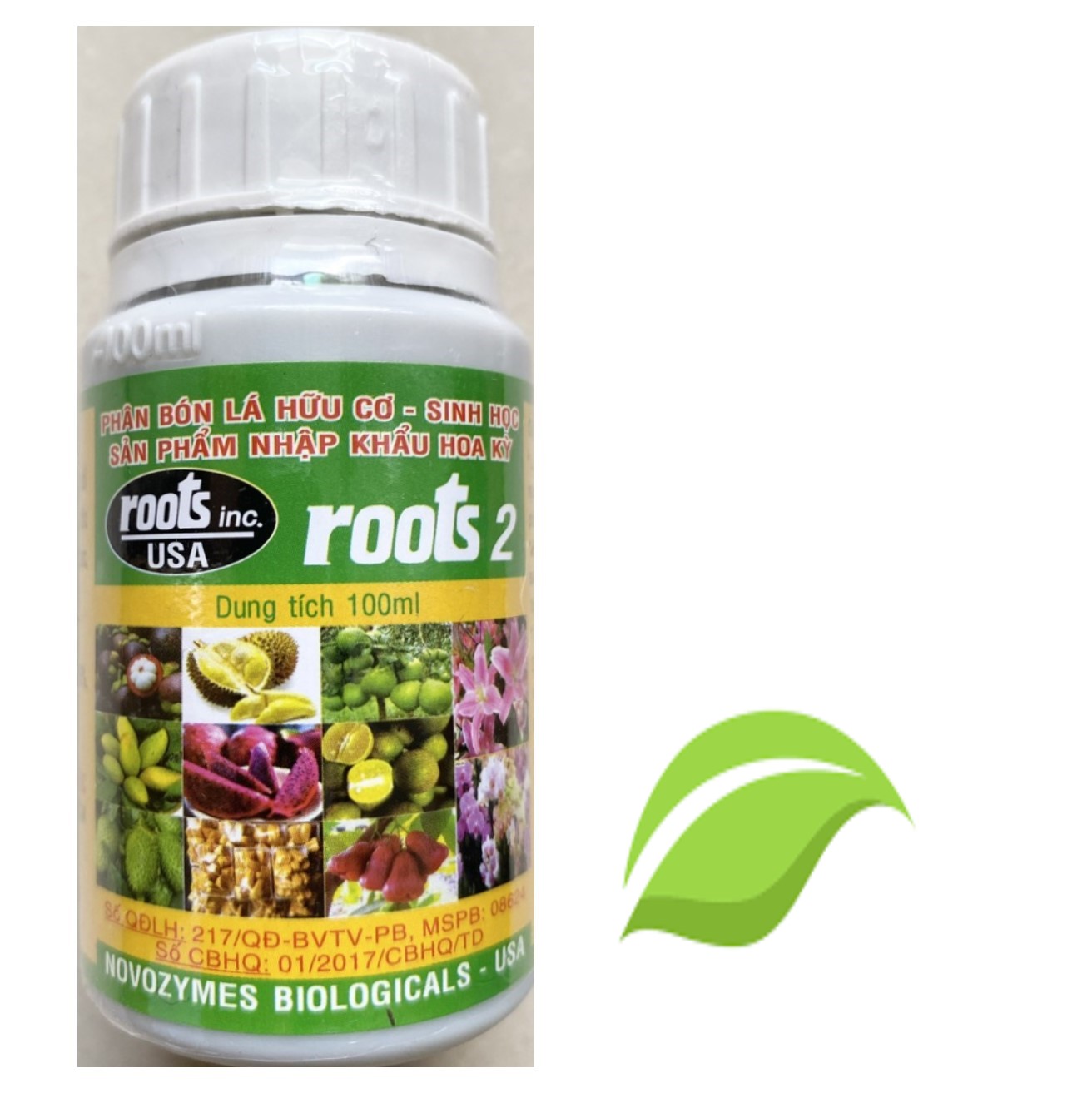 Roots 2 phân bón lá hữu cơ & sinh học - #485a# 100ml