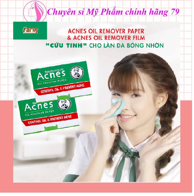 [Freeshipmax] oil absorbing paper acnes 50 sheet vacuum lubricant oil on face brighten skin out of acne