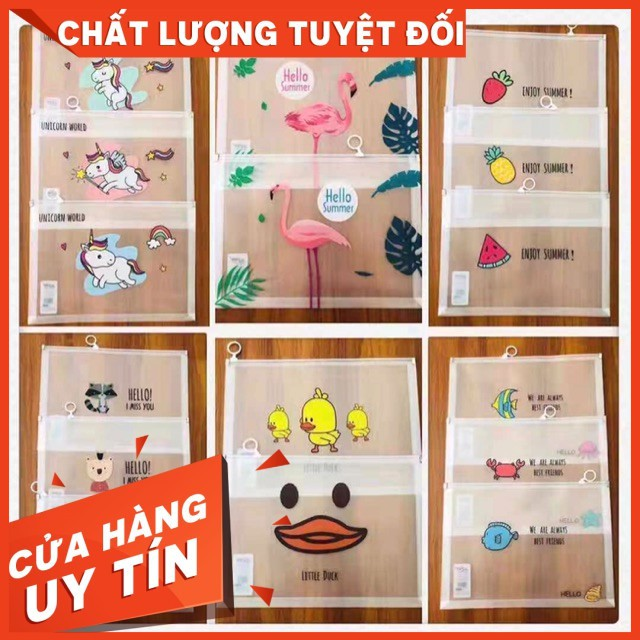 Túi đựng giấy kiểm tra khoá zip