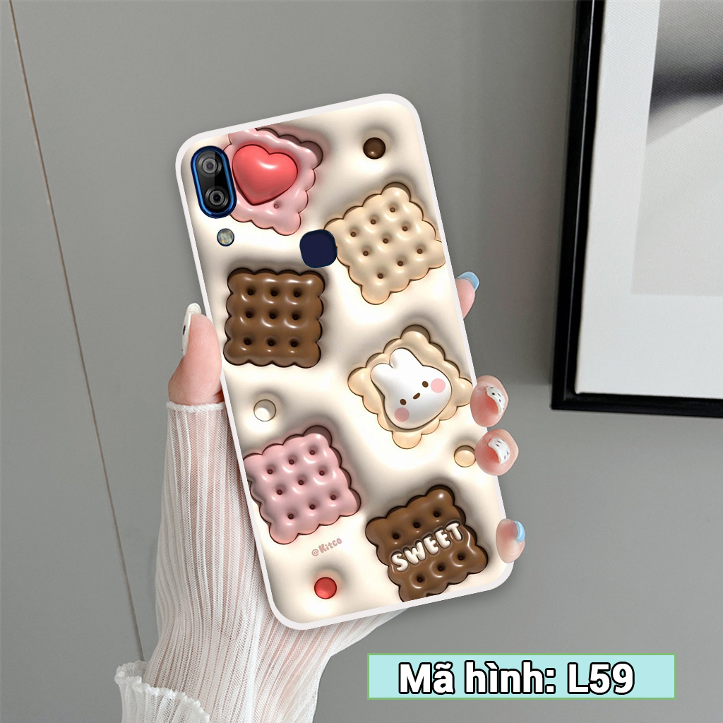 Ốp lưng vsmart joy 1 / joy 1 plus / joy 1+ / joy 2 plus / joy 2+, ốp điện thoại vsmart, vinsmart hình kẹo ngọt, gấu in 3d