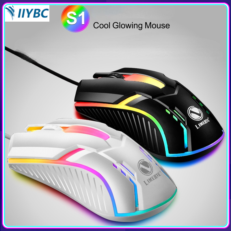 S1 chuột chơi game chuột có dây phát sáng usb laptop cf lol chuột chơi game