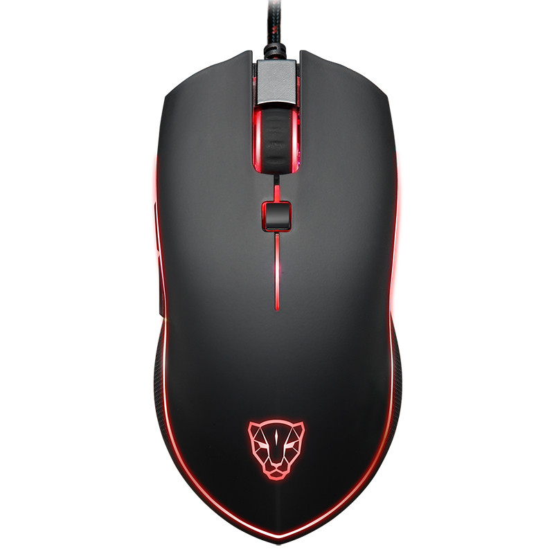 Motospeed V40 USB Wired Gaming Mouse 6 Button Optical with LED Backlit Display Pro Gamer For PC Laptop Desktop Computer Game
