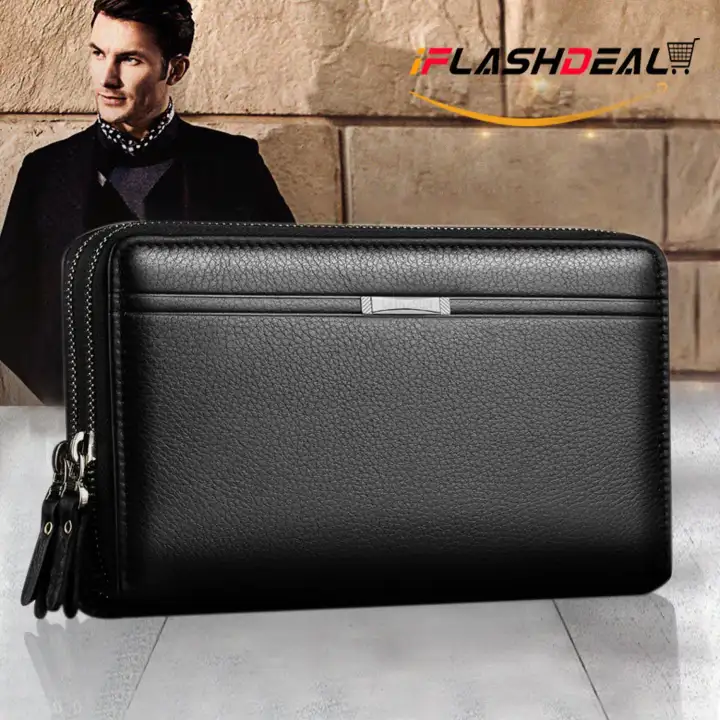 male hand purse