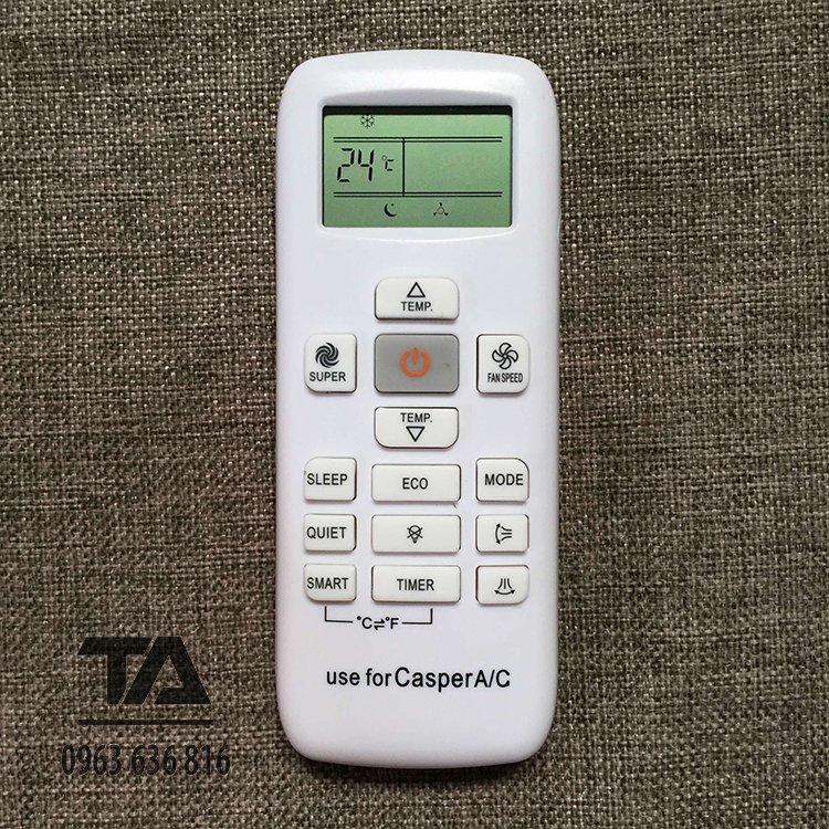 Remote máy lạnh Casper ✔ Điều khiển điều hòa Casper