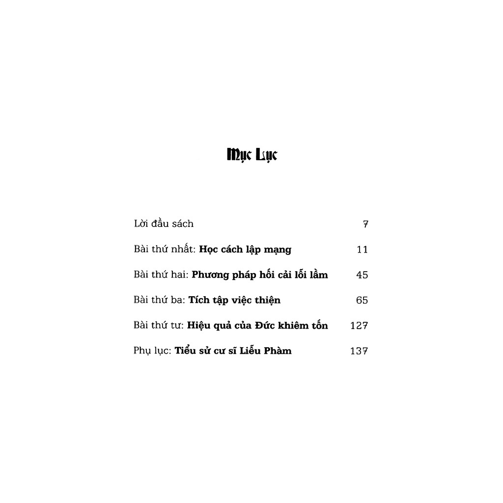 Sách - Liễu phàm tứ huấn - Thaihabooks