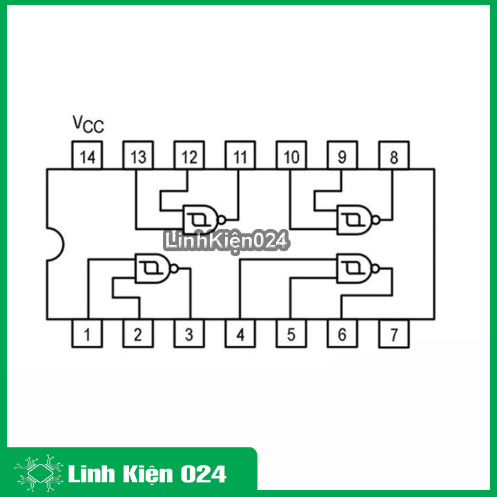 Bộ 3 con IC CD4093