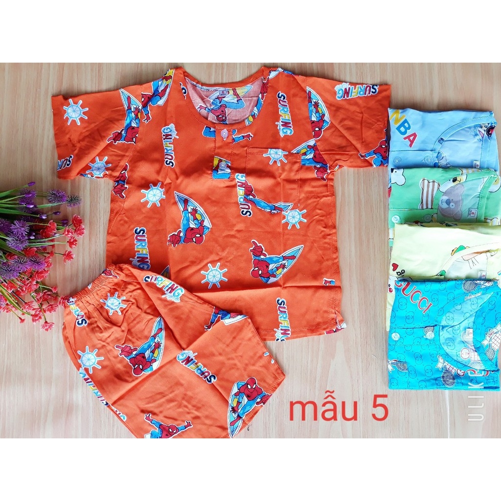 14-16KG ĐỒ TOLE/LANH BÉ TRAI NGẮN (INBOX CHỌN MẪU)