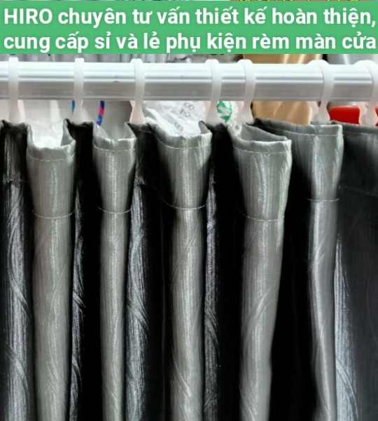 Khoen rido treo móc rèm màn cửa phi 22 đến phi 28 SCREEN 10 bộ độ bền cao