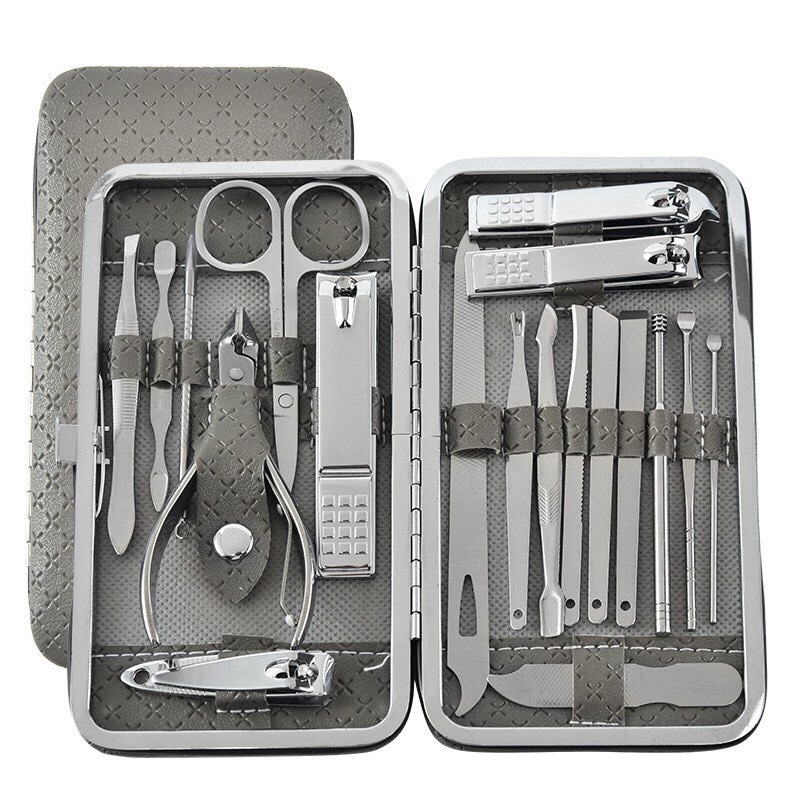 Bộ làm móng 19 món thép không gỉ