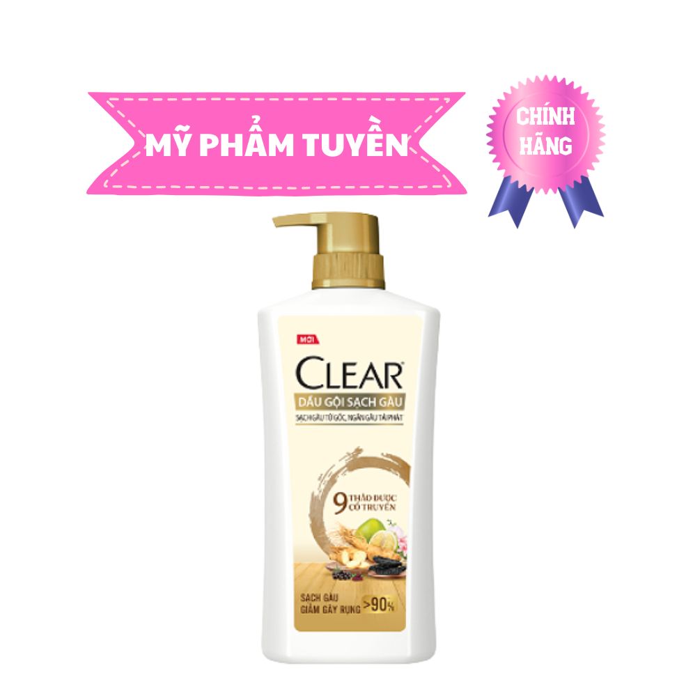Dầu gội sạch gàu Clear thảo dược 630GR - 900GR