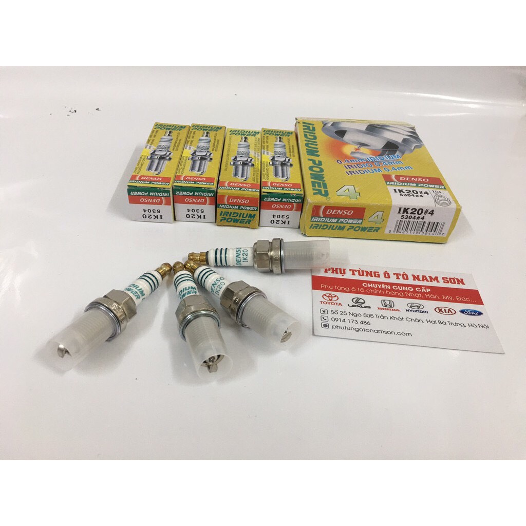 Bugi Denso Iridium IK20 - Giác 16 Chân Ngắn ren 14 (bugi bạch kim)