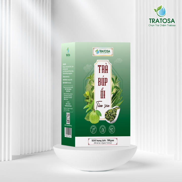 Trà búp ổi tâm sen TRATOSA 5 vị giúp giảm cân, tiêu mỡ nhanh, đẹp da, ngăn ngừa lão hóa an toàn thiên nhiên