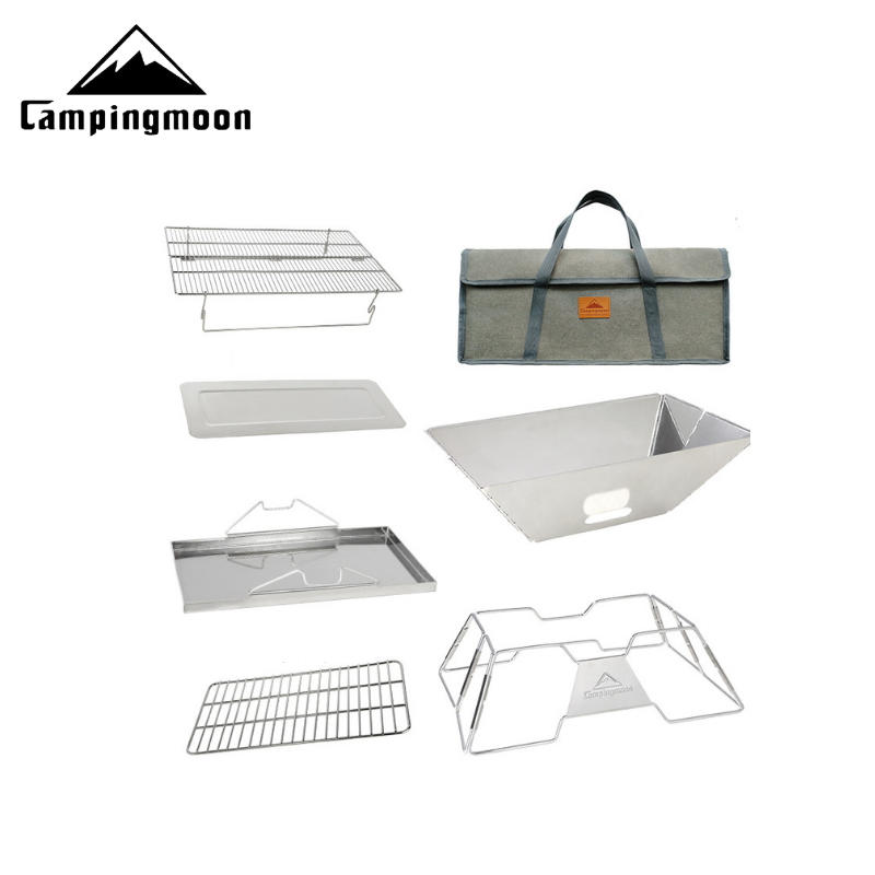 BẾP NƯỚNG DÃ NGOẠI CAMPINGMOON MT-3 ( 7-8 NGƯỜI )
