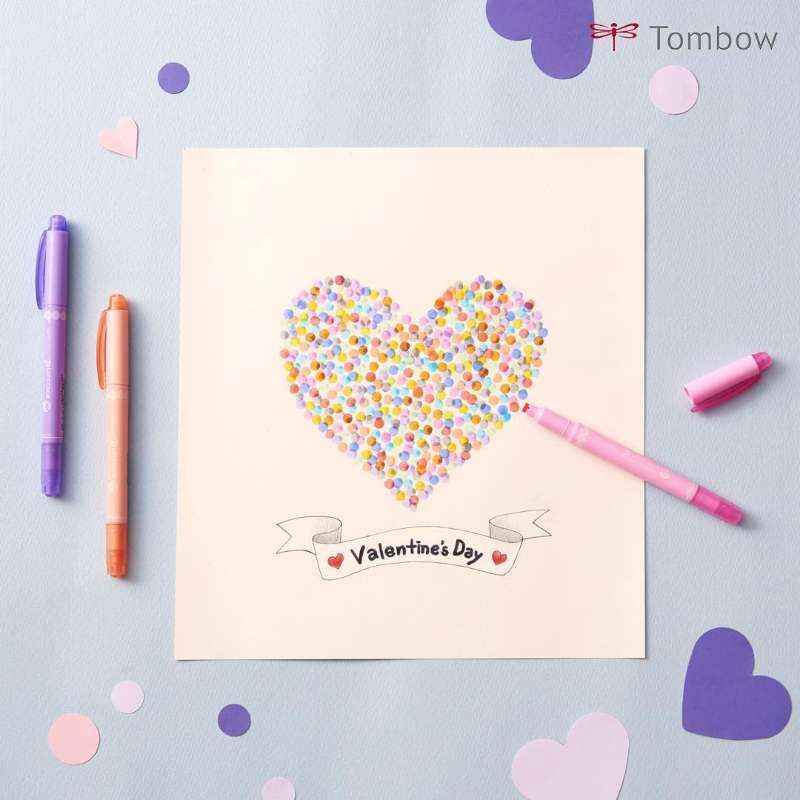 [HCM]BÚT MARKER TRANG TRÍ 2 ĐẦU TOMBOW PLAY COLOR DOT