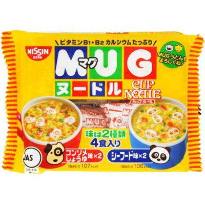 Mì Ăn Liền Hải Sản Mug Nissin 94g (4 gói)