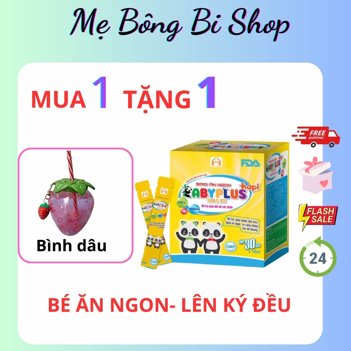 SIRO ĂN NGON BABYPLUS 30 GÓI KÈM QUÀ