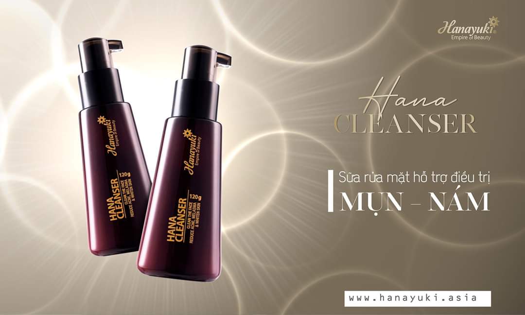 [CHÍNH HÃNG-Date 2027] Sữa Rửa Mặt Y Học Hanayuki Hana Cleanser