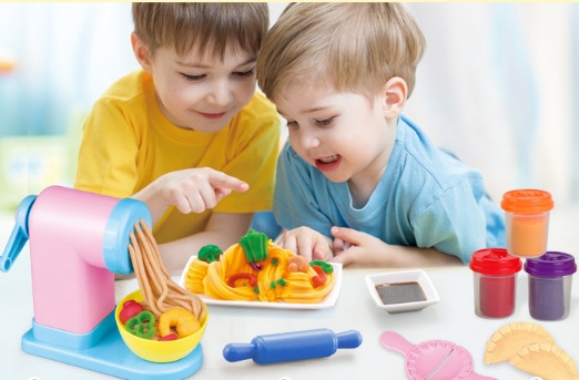 BỘ ĐỒ CHƠI LÀM MÌ Ý TỪ ĐẤT NẶN BỘT MÌ (Mã 8868-3)
