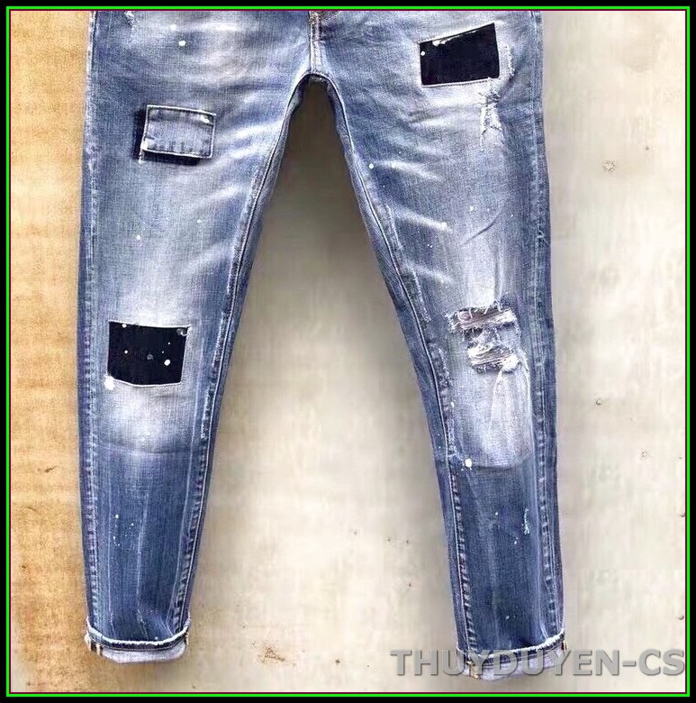 Quần jean nam cao cấp ĐẮP VẢI KIỂU VẨY SƠN 040 không xù lông, không ra màu, chất giãn tốt SX41